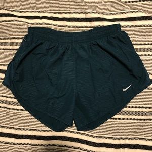 Teal Nike dry fit shorts